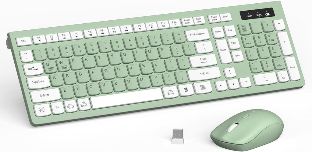WILLGOO Wireless Keyboard and Mouse Combo